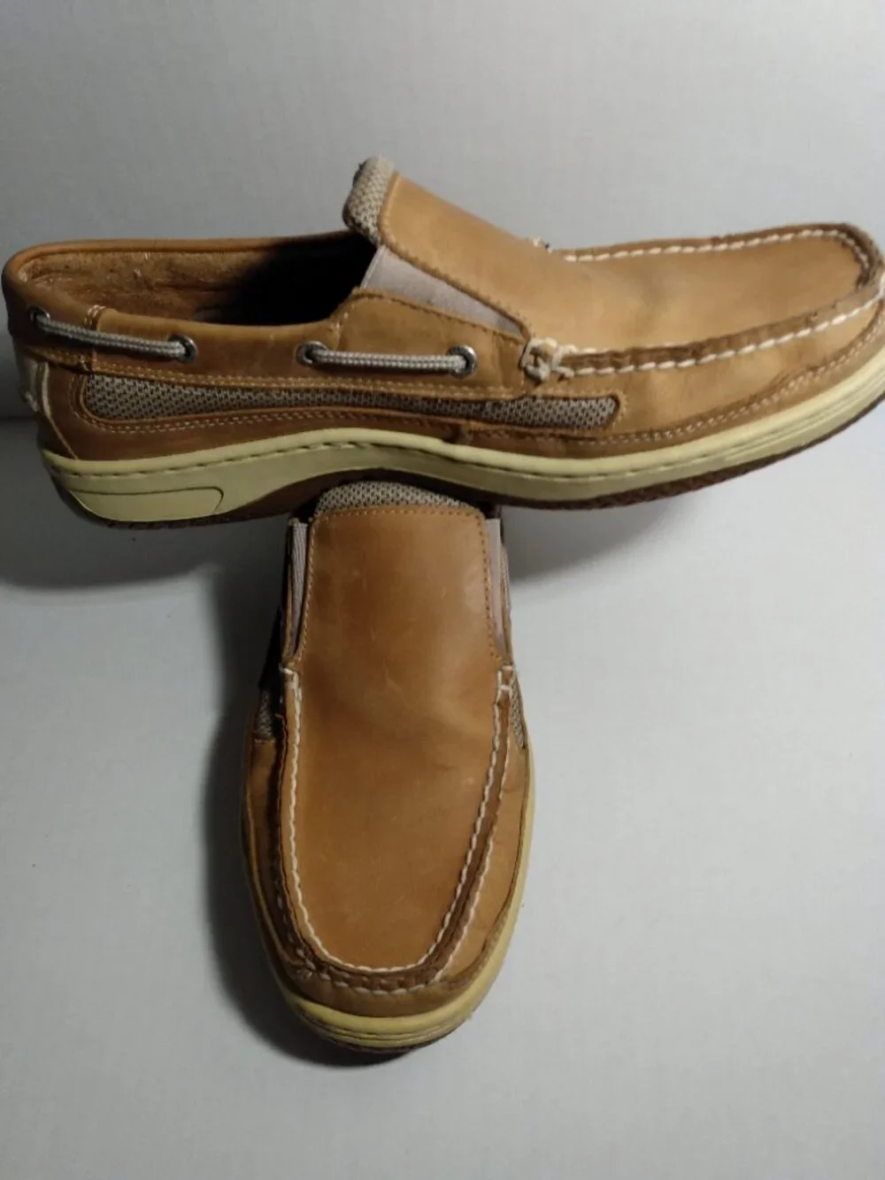 Sperry Billfish Mens Leather Slip-on Boat Shoe Loafer US Size 11-1/2 M